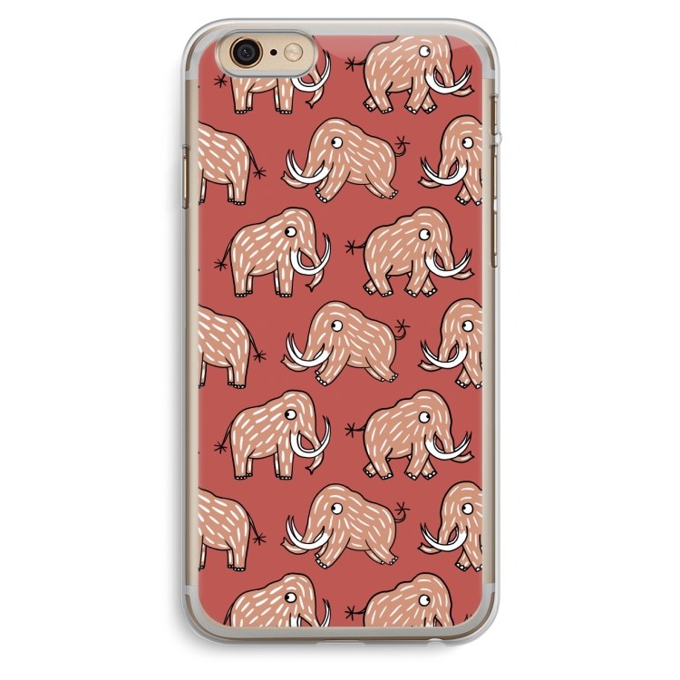 Mammoet: iPhone 6 Plus / 6S Plus Transparant Hoesje