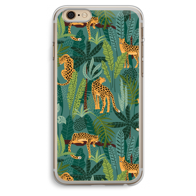 Luipaard 2: iPhone 6 Plus / 6S Plus Transparant Hoesje