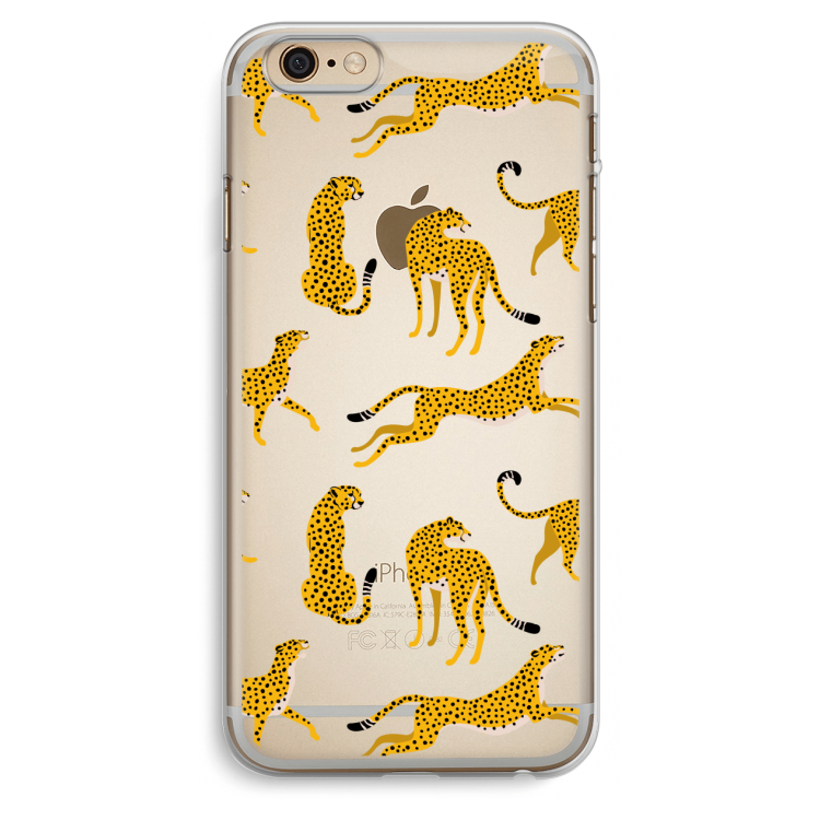 Luipaard: iPhone 6 Plus / 6S Plus Transparant Hoesje