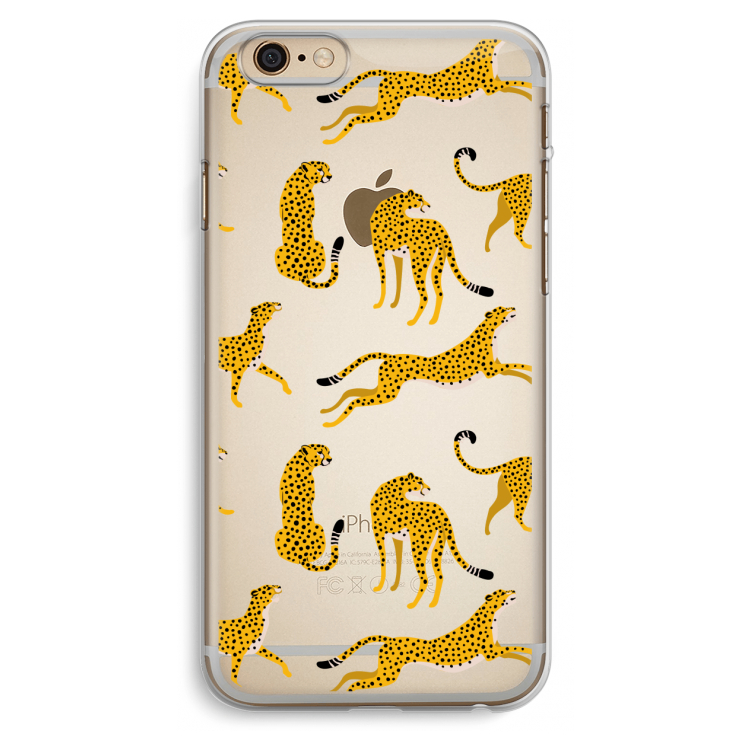 Luipaard: iPhone 6 Plus / 6S Plus Transparant Hoesje