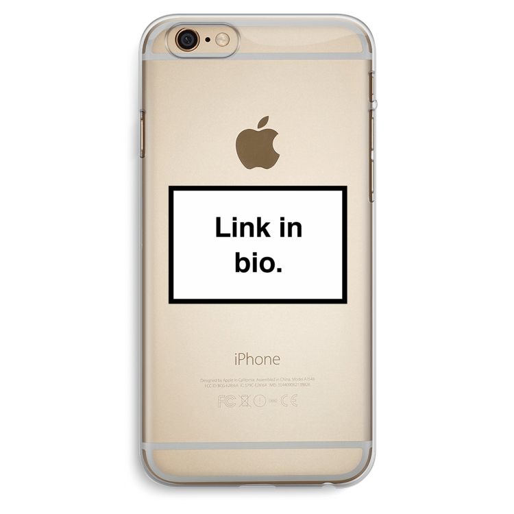 Link in bio: iPhone 6 Plus / 6S Plus Transparant Hoesje