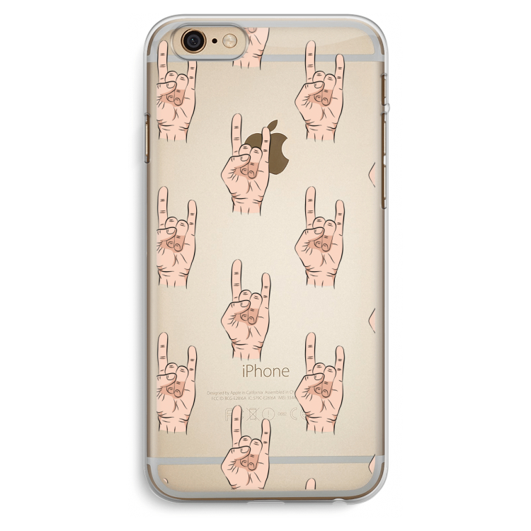 Rock: iPhone 6 Plus / 6S Plus Transparant Hoesje