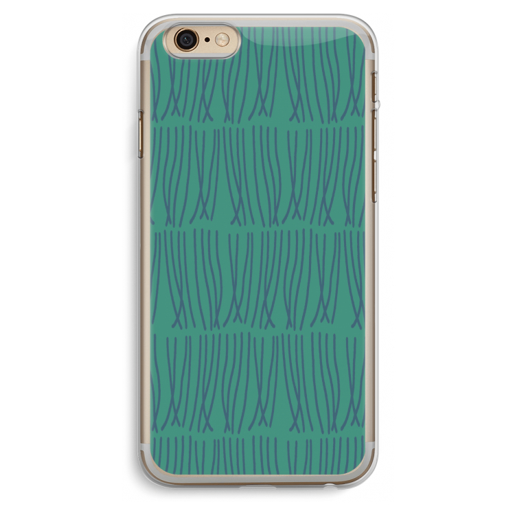 Swirls: iPhone 6 Plus / 6S Plus Transparant Hoesje