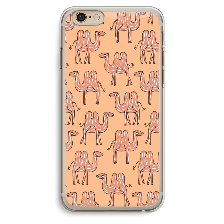 Kameel: iPhone 6 Plus / 6S Plus Transparant Hoesje