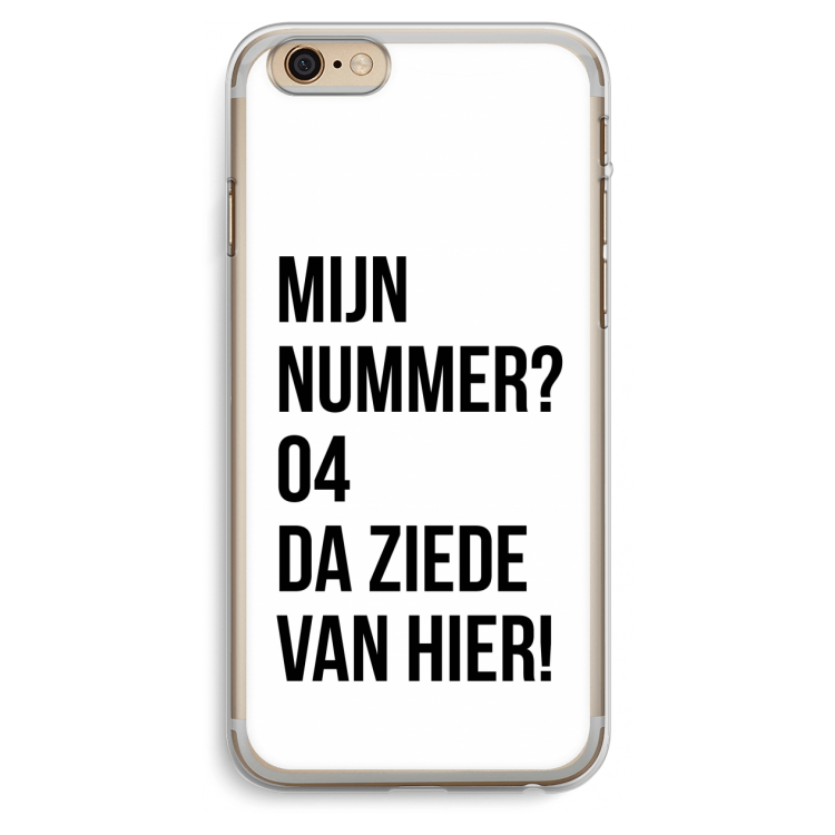 Da ziede van hier: iPhone 6 Plus / 6S Plus Transparant Hoesje