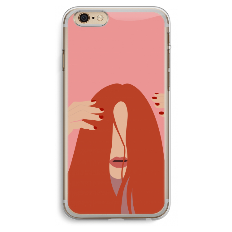 Woke up like this: iPhone 6 Plus / 6S Plus Transparant Hoesje