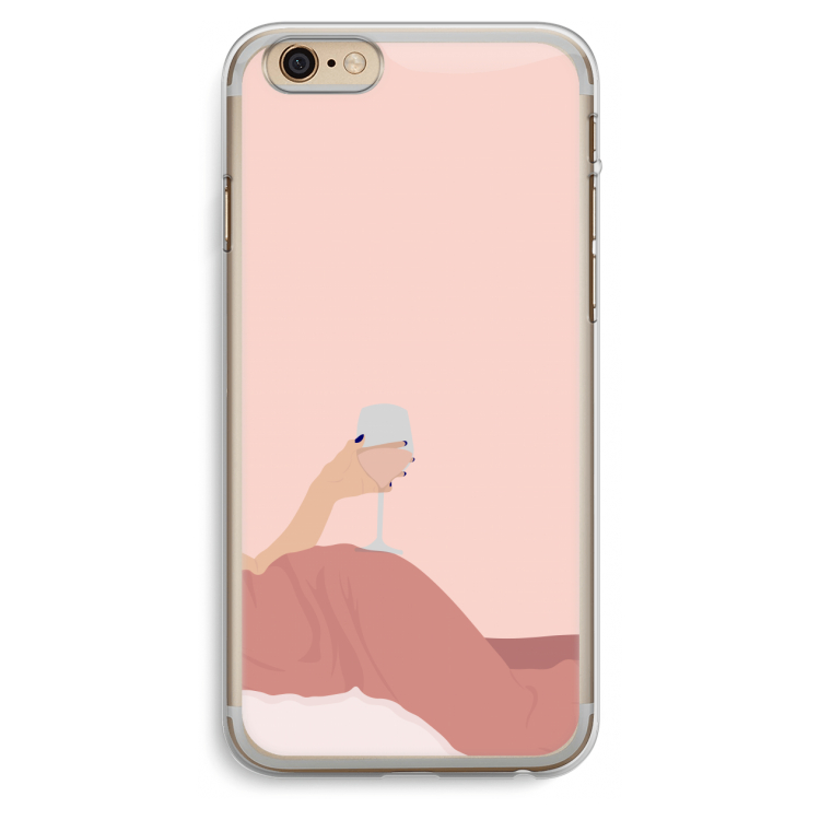 Wine: iPhone 6 Plus / 6S Plus Transparant Hoesje