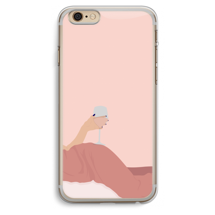 Wine: iPhone 6 Plus / 6S Plus Transparant Hoesje