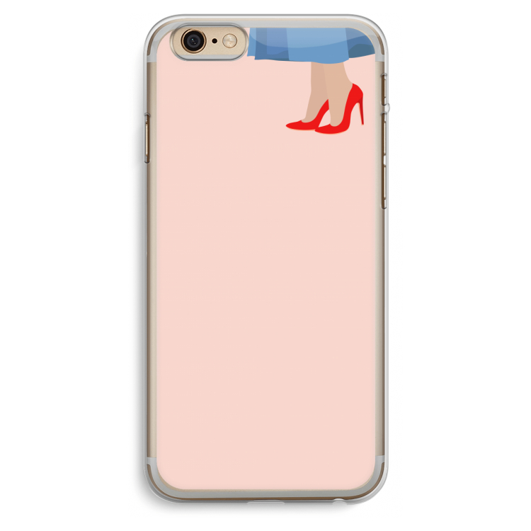 High heels: iPhone 6 Plus / 6S Plus Transparant Hoesje