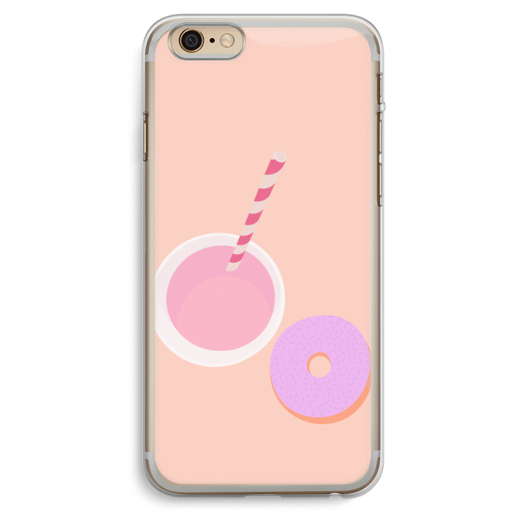 Donut: iPhone 6 Plus / 6S Plus Transparant Hoesje