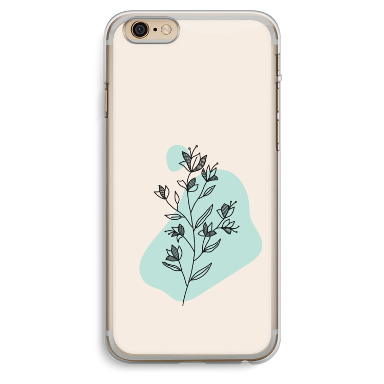 Violets are blue: iPhone 6 Plus / 6S Plus Transparant Hoesje