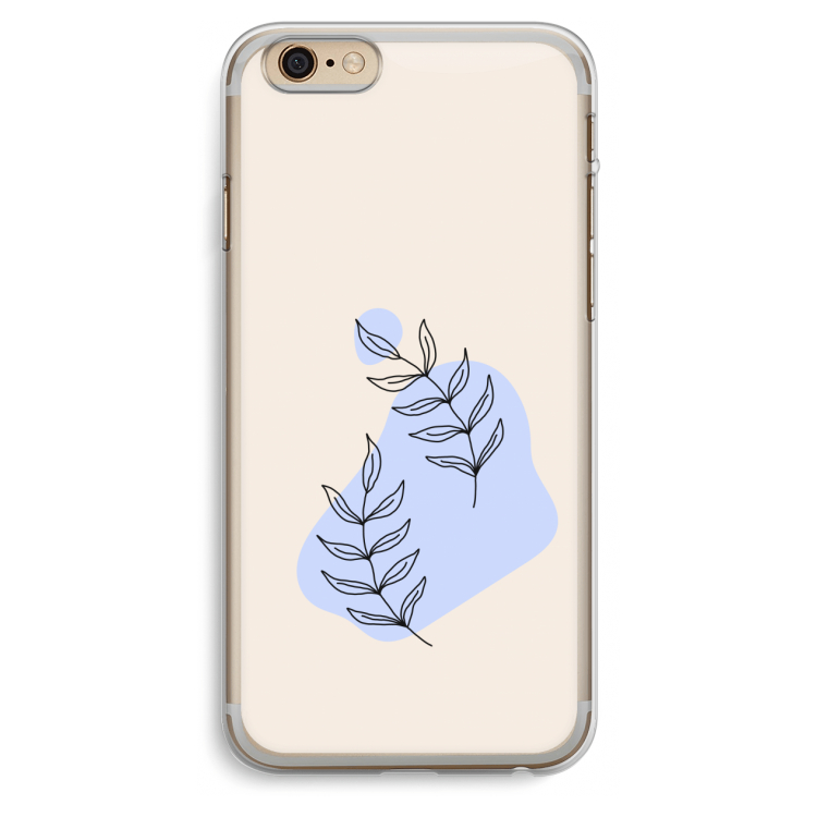 Leaf me if you can: iPhone 6 Plus / 6S Plus Transparant Hoesje