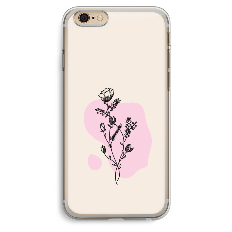 Roses are red: iPhone 6 Plus / 6S Plus Transparant Hoesje