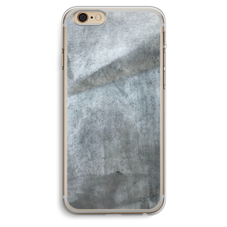 Grey Stone: iPhone 6 Plus / 6S Plus Transparant Hoesje