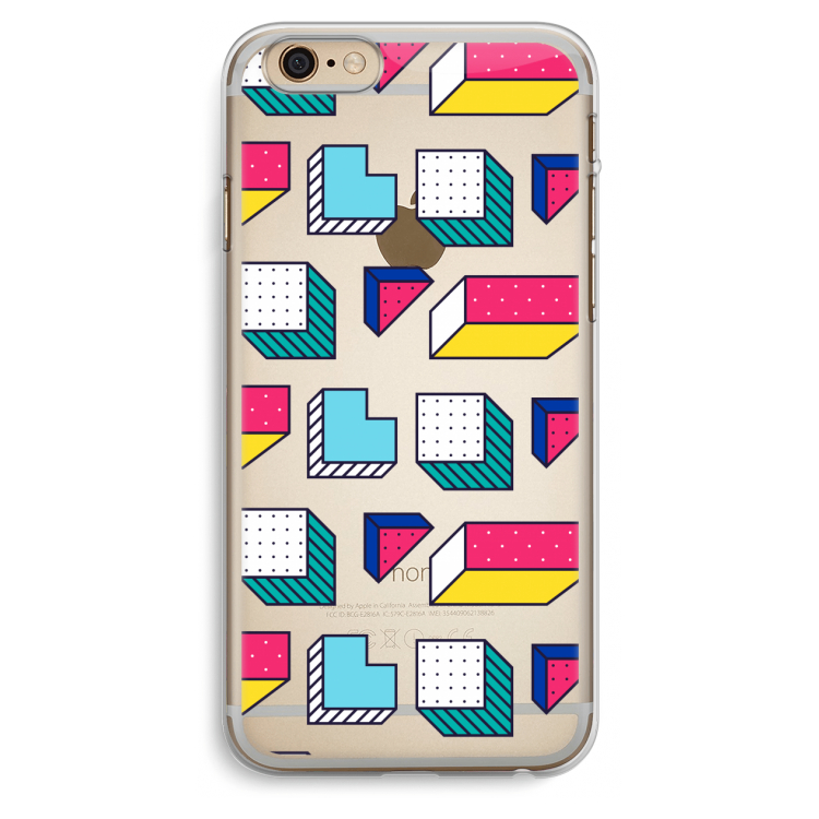 8-bit N°7: iPhone 6 Plus / 6S Plus Transparant Hoesje