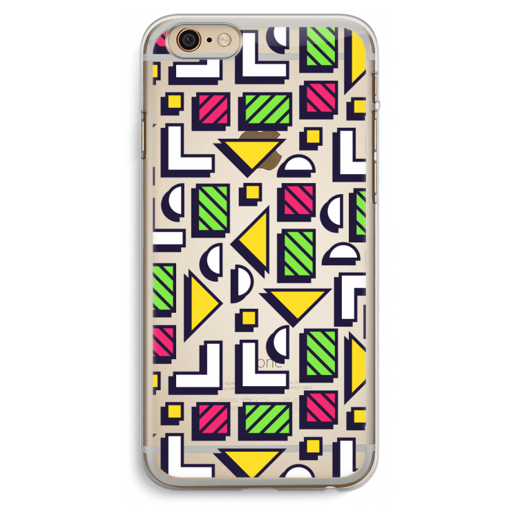 8-bit N°4: iPhone 6 Plus / 6S Plus Transparant Hoesje
