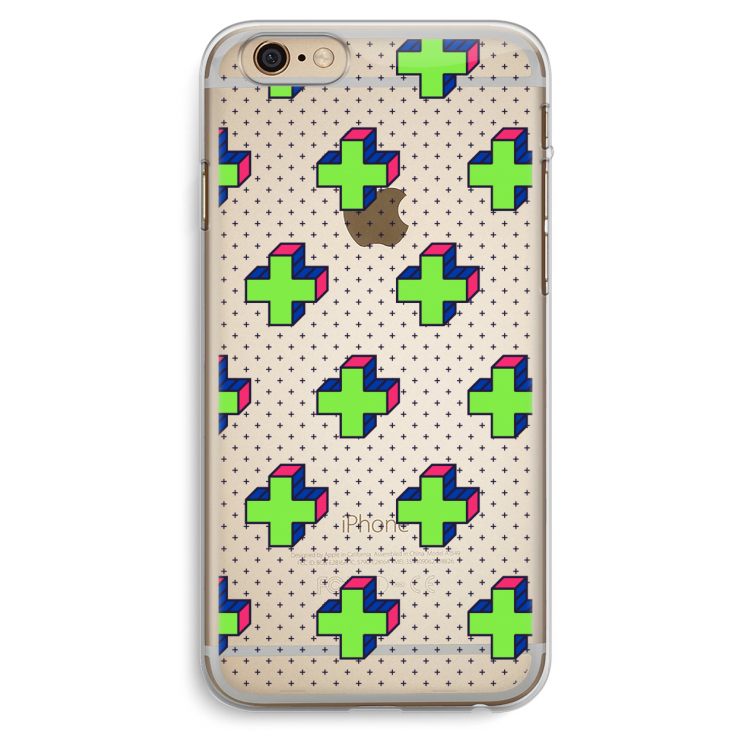 8-bit N°10: iPhone 6 Plus / 6S Plus Transparant Hoesje