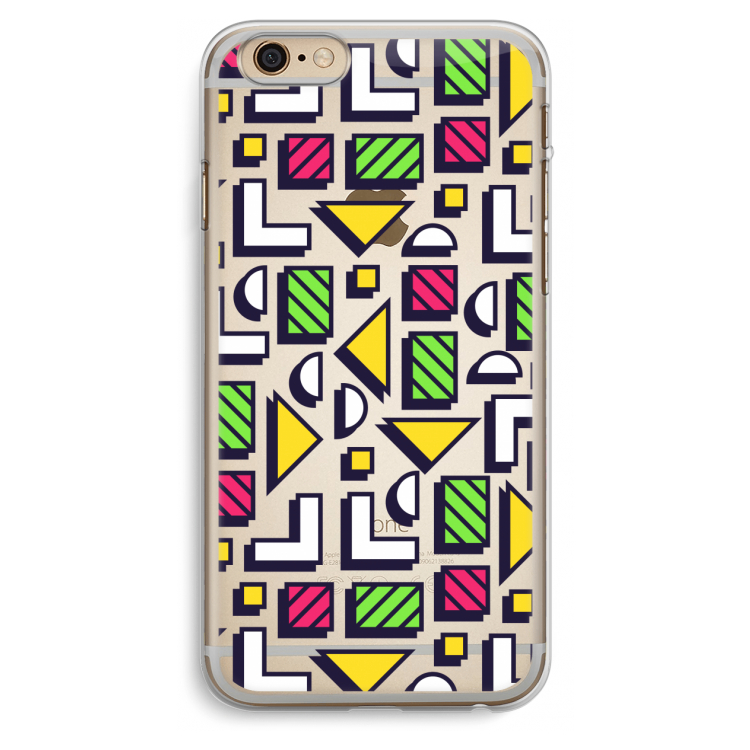 8-bit N°4: iPhone 6 Plus / 6S Plus Transparant Hoesje