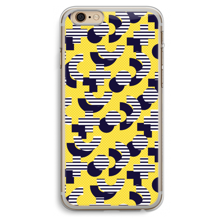 8-bit N°3: iPhone 6 Plus / 6S Plus Transparant Hoesje