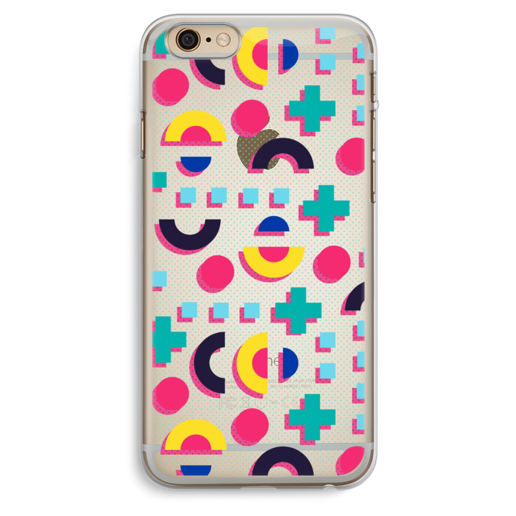 8-bit N°2: iPhone 6 Plus / 6S Plus Transparant Hoesje