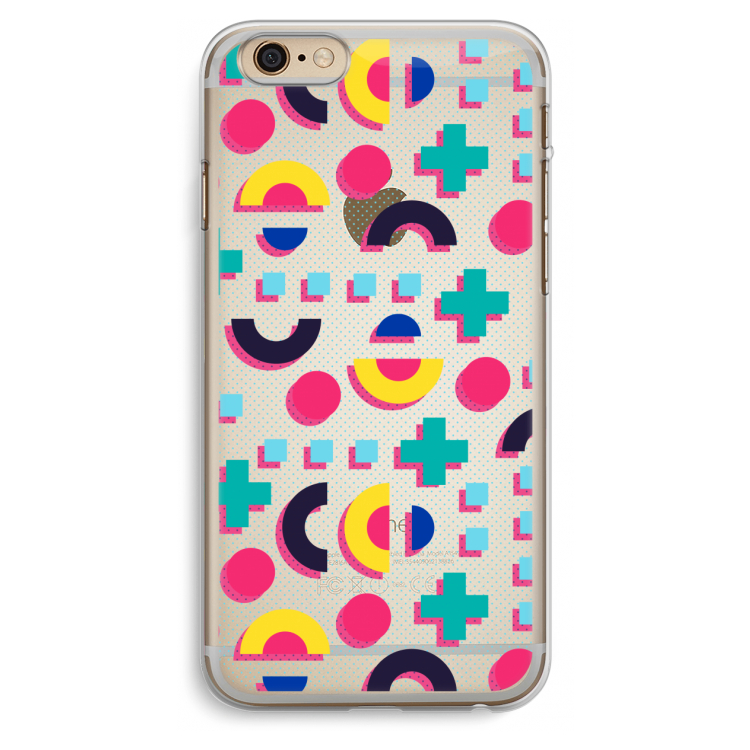 8-bit N°2: iPhone 6 Plus / 6S Plus Transparant Hoesje