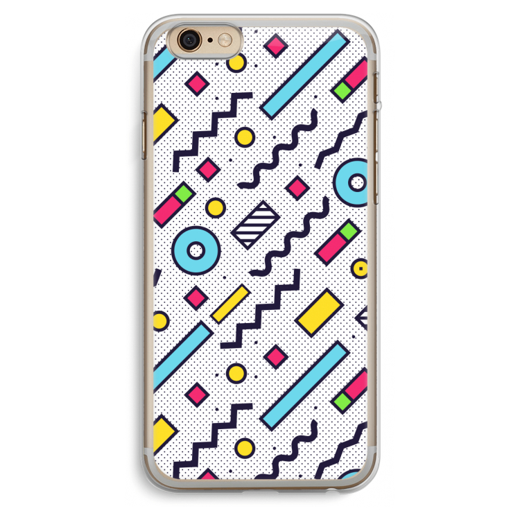 8-bit N°8: iPhone 6 Plus / 6S Plus Transparant Hoesje