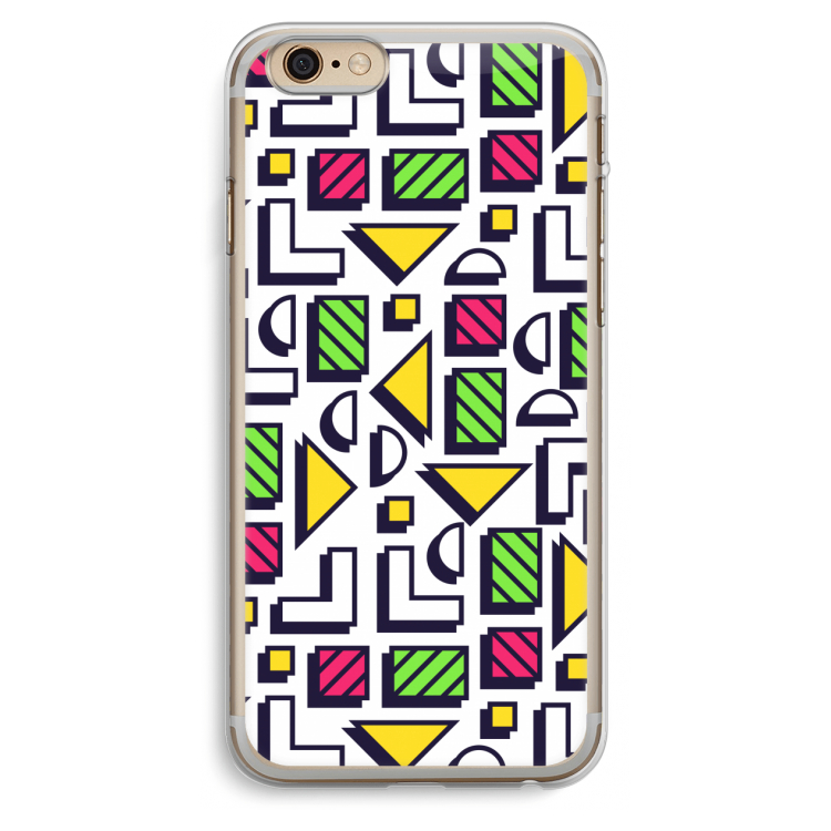 8-bit N°4: iPhone 6 Plus / 6S Plus Transparant Hoesje