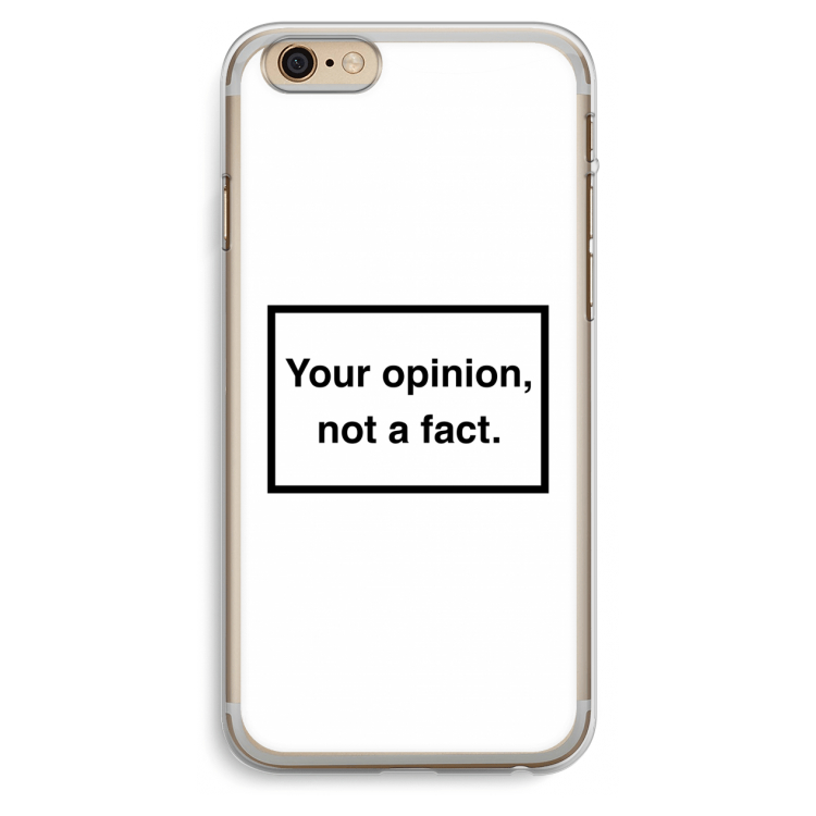 Your opinion: iPhone 6 Plus / 6S Plus Transparant Hoesje