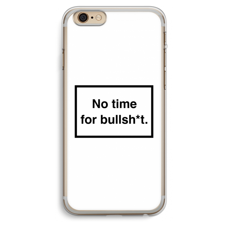 No time: iPhone 6 Plus / 6S Plus Transparant Hoesje