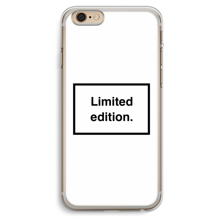 Limited edition: iPhone 6 Plus / 6S Plus Transparant Hoesje