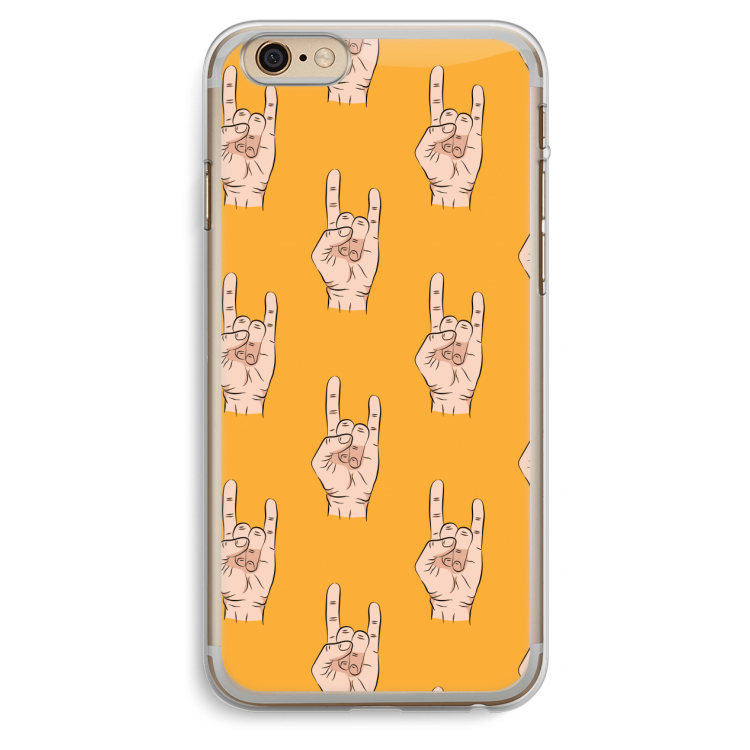 Rock: iPhone 6 Plus / 6S Plus Transparant Hoesje