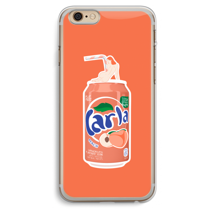 S(peach)less: iPhone 6 Plus / 6S Plus Transparant Hoesje