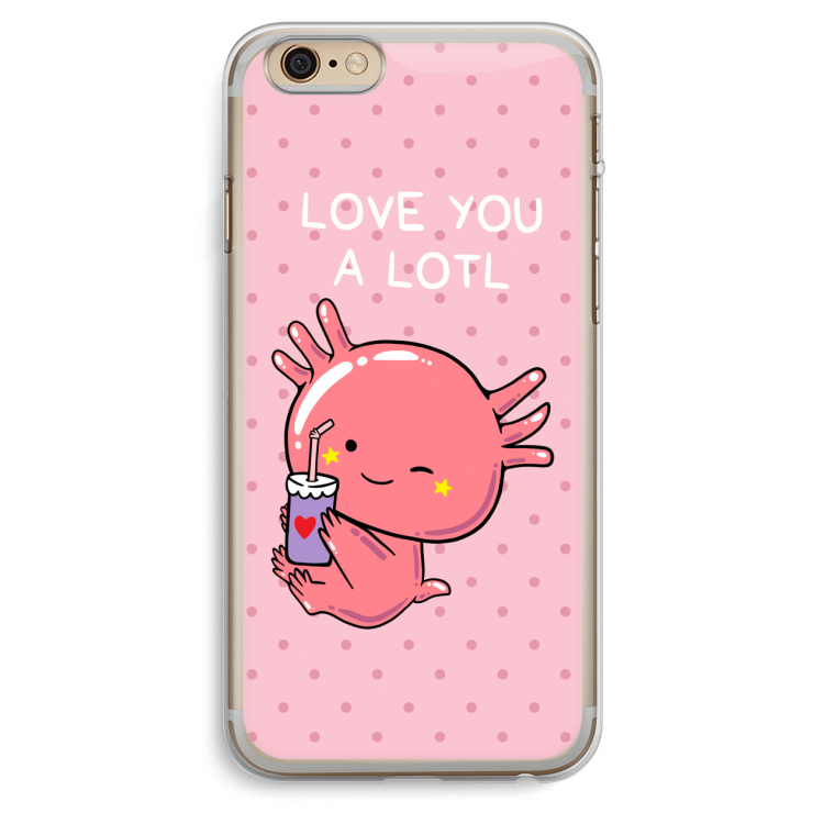 Love You A Lotl: iPhone 6 Plus / 6S Plus Transparant Hoesje
