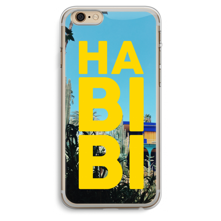 Habibi Majorelle : iPhone 6 Plus / 6S Plus Transparant Hoesje