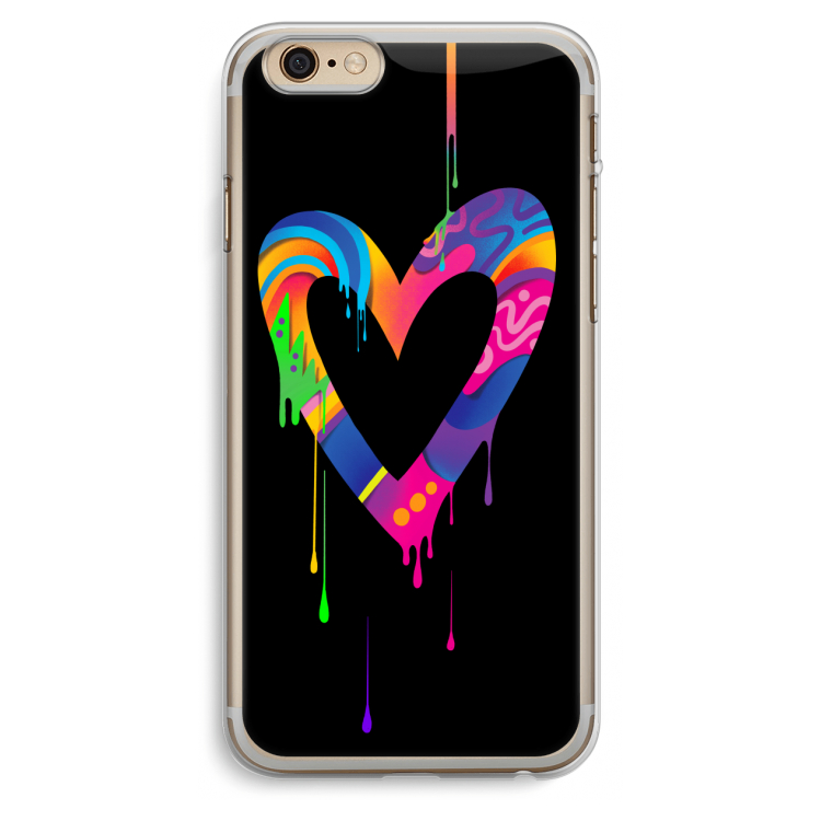 Melts My Heart: iPhone 6 Plus / 6S Plus Transparant Hoesje