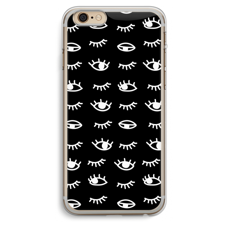Eye pattern #3: iPhone 6 Plus / 6S Plus Transparant Hoesje