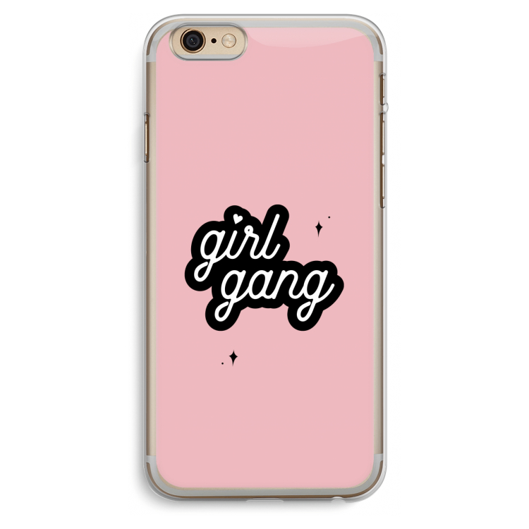 Girl Gang: iPhone 6 Plus / 6S Plus Transparant Hoesje
