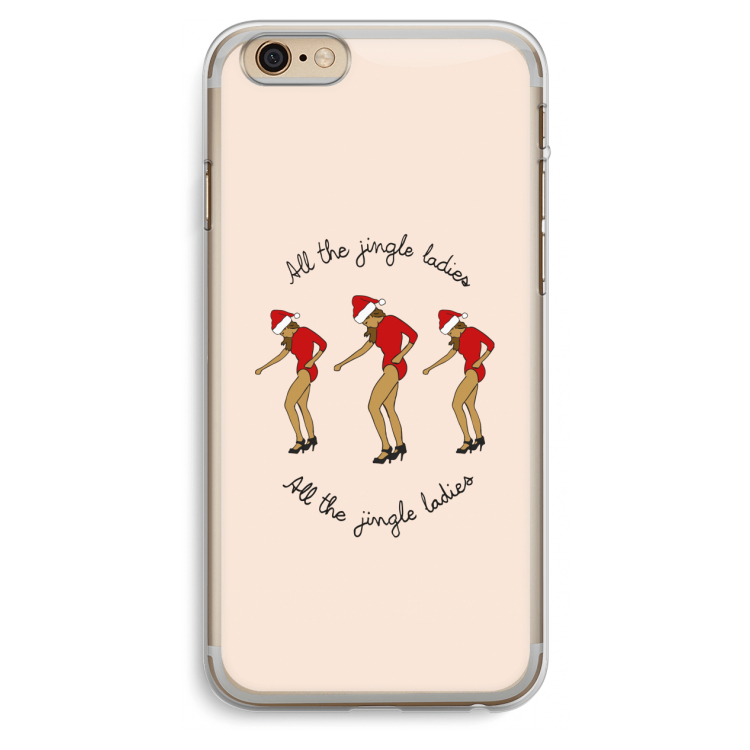 Jingle Ladies: iPhone 6 Plus / 6S Plus Transparant Hoesje