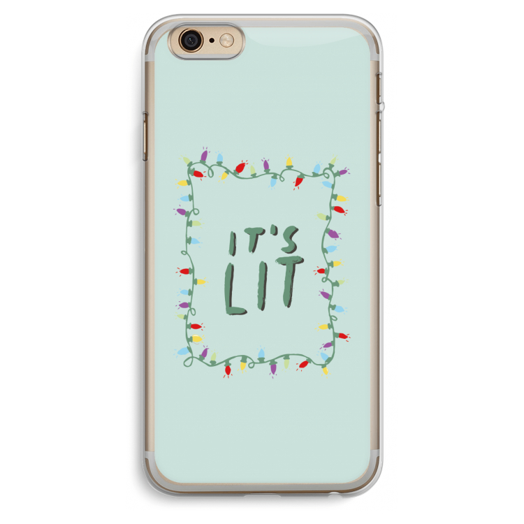 It's Lit: iPhone 6 Plus / 6S Plus Transparant Hoesje