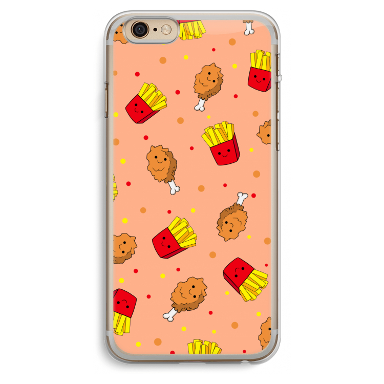 Chicken 'n Fries: iPhone 6 Plus / 6S Plus Transparant Hoesje