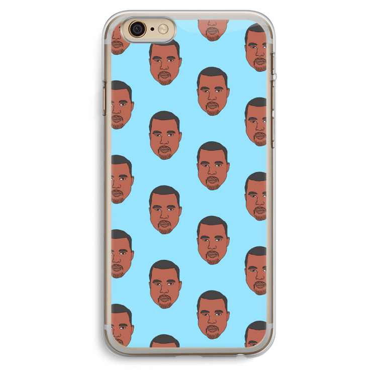 Kanye Call Me?: iPhone 6 Plus / 6S Plus Transparant Hoesje