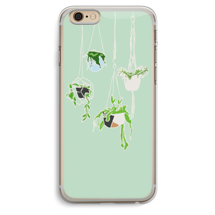 Hang In There: iPhone 6 Plus / 6S Plus Transparant Hoesje