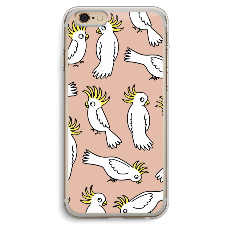 Papegaai: iPhone 6 Plus / 6S Plus Transparant Hoesje