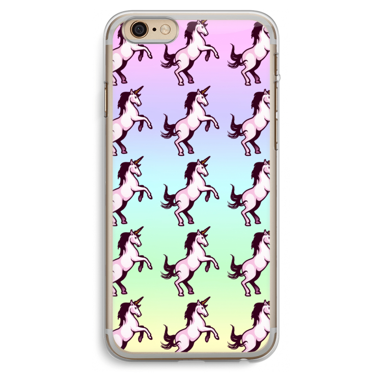 Musketon Unicorn: iPhone 6 Plus / 6S Plus Transparant Hoesje