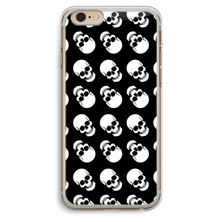 Musketon Skulls: iPhone 6 Plus / 6S Plus Transparant Hoesje