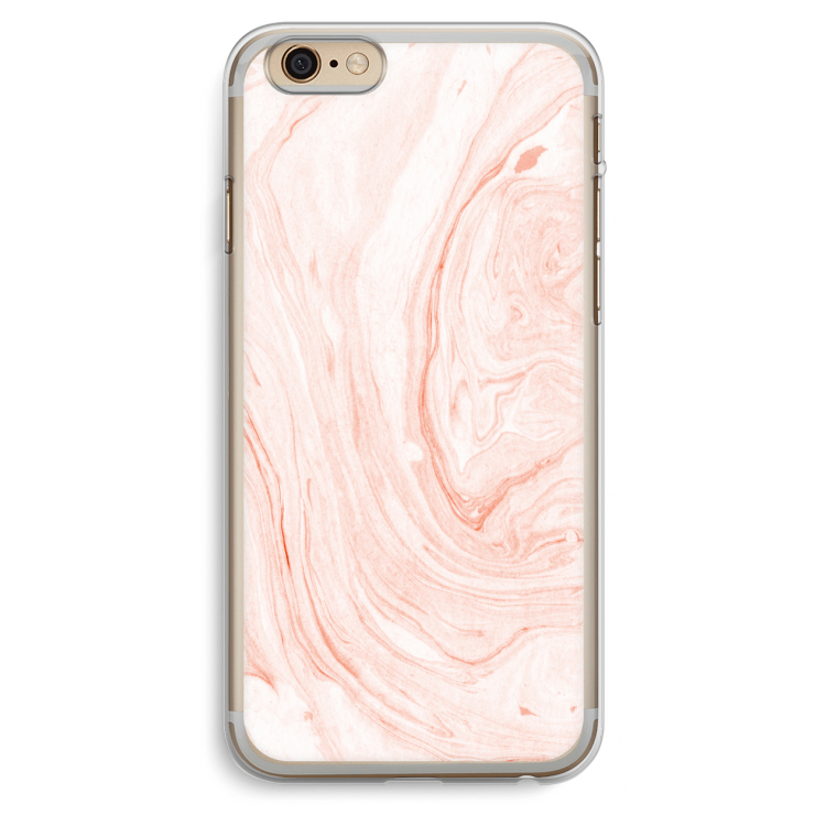 Peach bath: iPhone 6 Plus / 6S Plus Transparant Hoesje