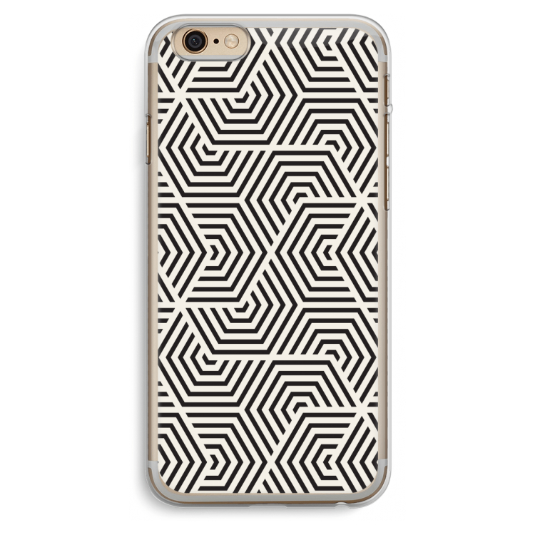 Magic pattern: iPhone 6 Plus / 6S Plus Transparant Hoesje