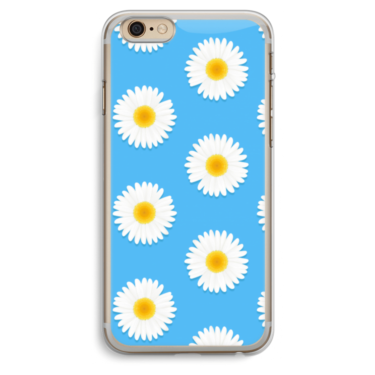 Margrietjes: iPhone 6 Plus / 6S Plus Transparant Hoesje