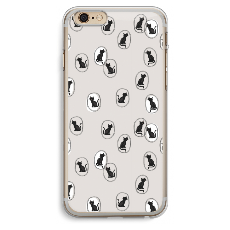 Miauw: iPhone 6 Plus / 6S Plus Transparant Hoesje