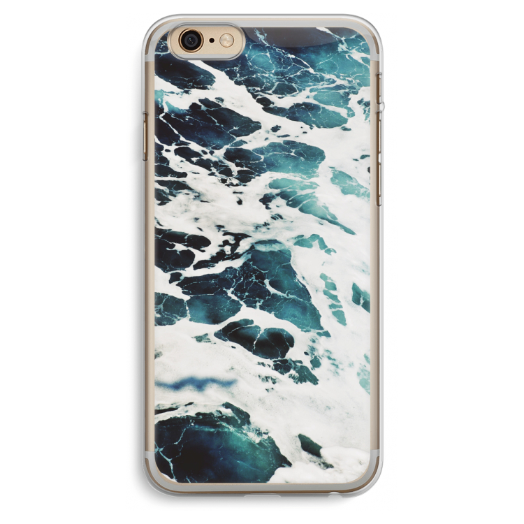 Golven: iPhone 6 Plus / 6S Plus Transparant Hoesje